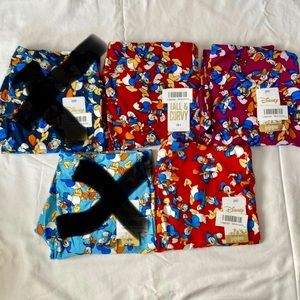Lularoe Disney Leggings Donald duck TC